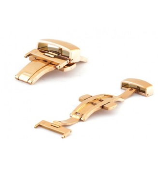 Zapięcie motylkowe do paska TZ Rose Gold SPIN 18 m