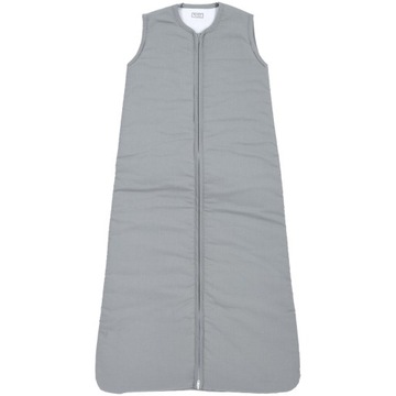 Meyco Baby Jednokolorowy zimowy śpiworek - grey - 110cm