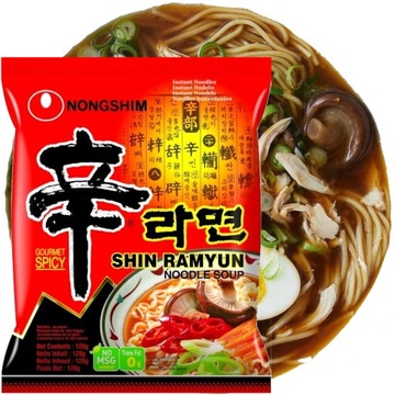 Korea Zupka Shin Ramyun 120g Koreańska Ostra Hot