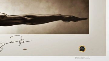 Майкл Джордан (1997) Автограф! Панорама! 90х30см