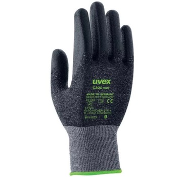 Rękawice rękawiczki robocze antyprzecięciowa UVEX C300 wet plus roz.9