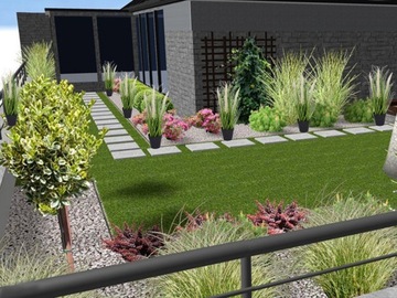 ИСКУССТВЕННАЯ ТРАВА В ИСКУССТВЕННОМ ГОРШКЕ 45см