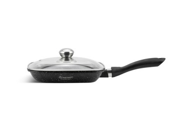 Grillowa patelnia KAMIENNA 24cm ZILNER POKRYWKA