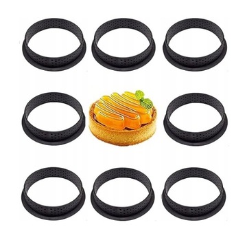 8SZT perforowany do tartaletek forma do tarty 8cm