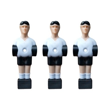 3Pcs Soccer Table Men Player Sports for White