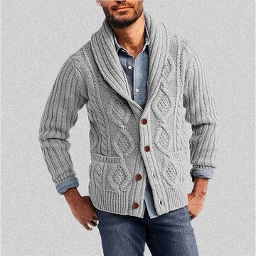 2023 Men's Cardigan Sweater Autumn Winter Fashion