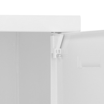 ЯЩИК ГАЗОВЫЙ ШКАФ 60х80х25 БЕЛЫЙ С ЗАДНИЦОЙ