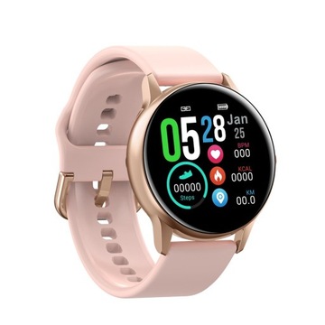 DAMSKI SMARTWATCH RONEBERG RT88 CIŚNIENIE RÓŻOWY