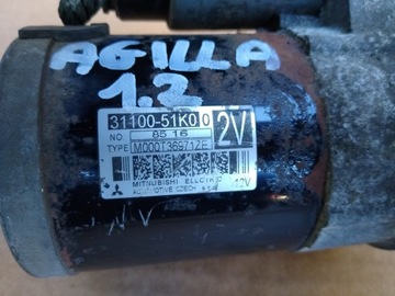 SPLASH AGILA B 1.2 16V STARTÉR 31100-51K00