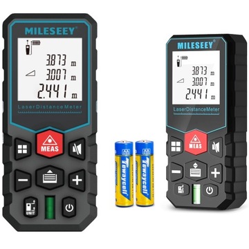 DALMIERZ LASEROWY CYFROWY MIERNIK ODLEGŁOŚCI 60 METRÓW PAMIĘĆ POMIARÓW LCD
