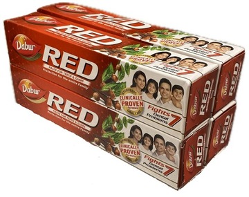Zestaw 4x Dabur Red 200g Pasta do zębów