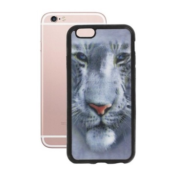 Etui Obudowa Pokrowiec Case do Apple iPhone 6 6S 4,7 silikonowe 3D Tygrys