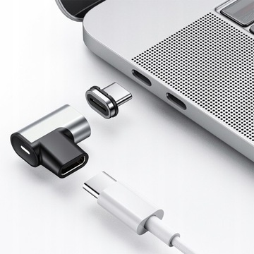 100 W Usb C do C adapter magnetyczny szybkie ładow