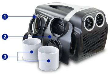 ПОРТАТИВНЫЙ БЕСШУМНЫЙ КОНДИЦИОНЕР ДЛЯ ДОМАШНЕГО фургона FRAL SUPER COOL FSC04 WI-FI