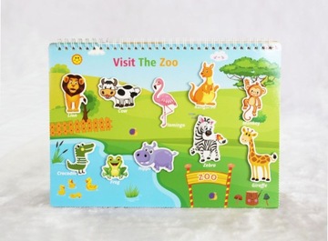 ИГРУШКА ДЛЯ РАННЕГО ОБУЧЕНИЯ МОНТЕССОРИ КНИГА