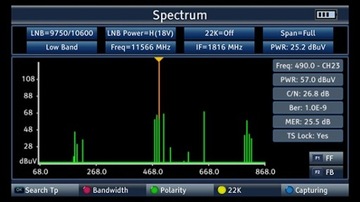 DVB-T/T2/C DVB-S/S2-метр ST-6986 HEVC СИГНАЛ
