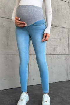 SHEIN MATERNITY SPODNIE JEANSOWE 3XL 204