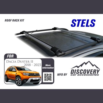 Bagażnik Dachowy STELS na relingi do Dacia Renault Duster 2 2018 - 2023