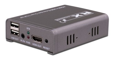 Extender Konwerter HDMI+USB+IR na skrętkę UTP