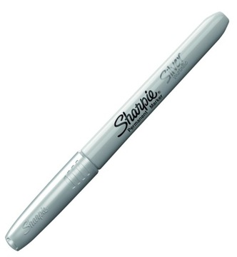 Marker Sharpie Fine Metallic permanentny srebrny metaliczny, grubość F