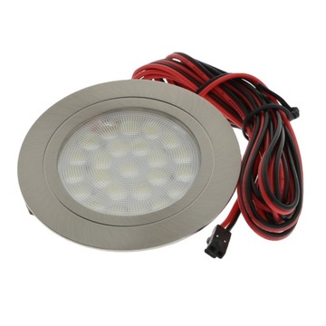 Oprawa okrągła LED 1.8W 12V meblowe wpuszczana