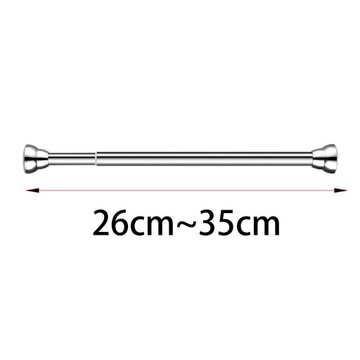 Телескопическая штанга для одежды Прочная вешалка для одежды Телескопическая из
