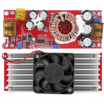 DC-DC1500W 30A PRZETWORNIK NAPIĘCIA MODUŁ ZASILANIA STEROWNIKA LED STEP UP
