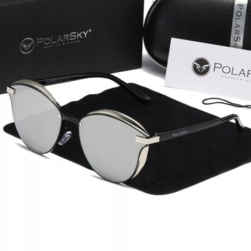 OKULARY Z POLARYZACJĄ UV400 damskie muchy POLARSKY