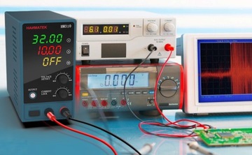 Лабораторный источник питания HANMATEK HM310, регулируемый режим переключения 0-30 В/0-10 А