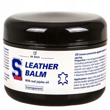 S100 LEATHER BALSAM DO PIELĘGNACJI SKÓRY NATURALNY WOSK 250ML