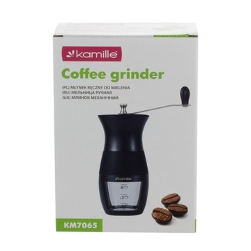 РУЧНАЯ МОЛОЧКА ДЛЯ ПОМОЛА КОФЕ, ПЕРЦА, СПЕЦИЙ KAMILLE