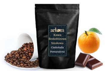 Kawa smakowa bezkofeinowa Czekolada Pomarańcz 500g
