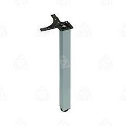 NOGA MEBLOWA DO STOŁU KWADRATOWA 710mm ALUMINIUM