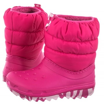 Śniegowce dla Dzieci Crocs Classic 207684 Różowe