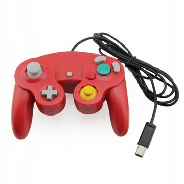 Геймпад-контроллер IRIS Pad для консолей Nintendo GameCube NGC и Wii, красный
