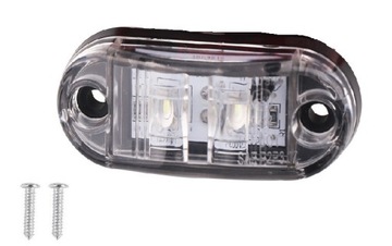 СВЕТОДИОДНЫЙ ГАБАРИТНЫЙ ФОНАРЬ СВЕТОДИОДНЫЙ ГАБАРИТНЫЙ ФОНАРЬ 2 LED 12V 24V БЕЛЫЙ E4