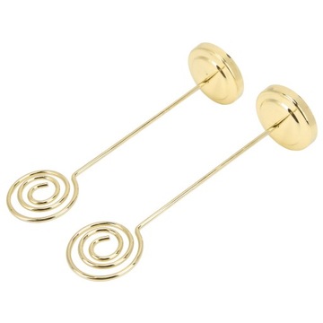 2 szt. Uchwyt na numer stołu Okrągły metalowy,