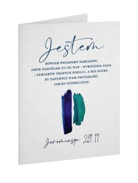 A Kartka składana - Jestem bowiem świadomy ST