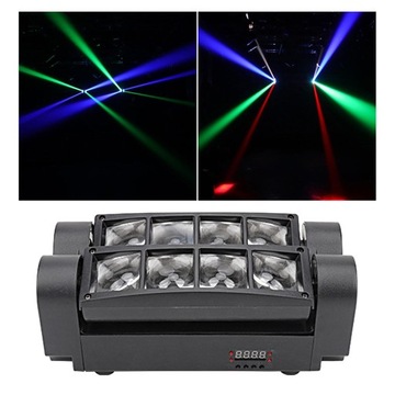 Лазерный светильник для сцены DJ DMX с 9 отверстиями для дискотеки