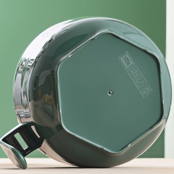 Uchwyt miski na makaron błyskawiczny z dużą uszczelką, jasnoniebieski