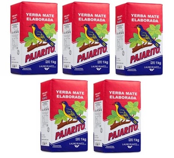 Yerba Mate Herbata Pajarito klasyczna 5x1kg