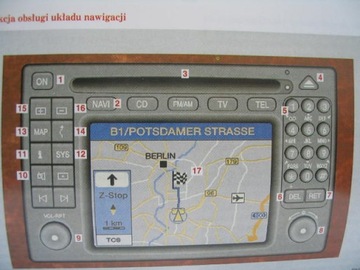COMAND W210 Руководство по польскому языку Comand W163 CLK W208