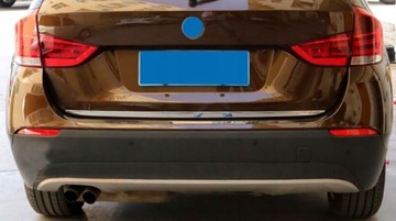 BMW X1 E84 - LIŠTA CHRÓM CHROM NA KRYT KUFR ZADNÍ