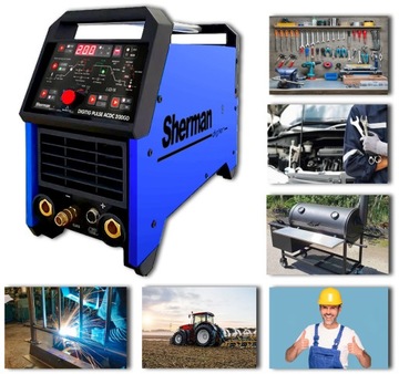 СВАРОЧНЫЙ АППАРАТ SHERMAN DIGITIG PULSE AC/DC 200A TIG MMA