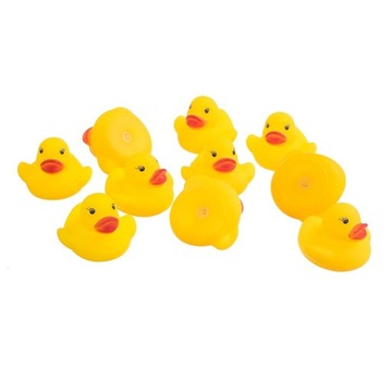 10 szt. Żółta guma do kąpieli dla dzieci Piskliwa kaczka Ducky