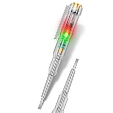 Светодиодный тестер напряжения 140 мм, 12-240 В, пробирка