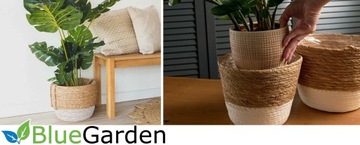 НАБОР ИЗ 2 КОРЗИН ИЗ МОРСКОЙ ТРАВЫ В БОХО