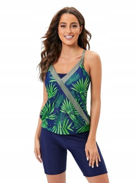 STRÓJ KĄPIELOWY TOP TANKINI BLUZKA ZE SPODENKAMI