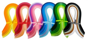 Paski do Quillingu MIX Kolorów 5mm 200szt QUILLING