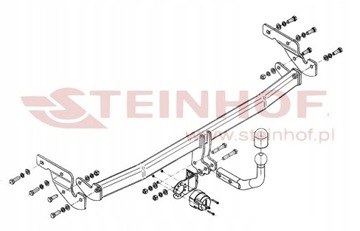 STEINHOF NOVÝ ZAŘÍZENÍ(HÁK) TÁŽNÝ HYUNDAI I10 2008-2013